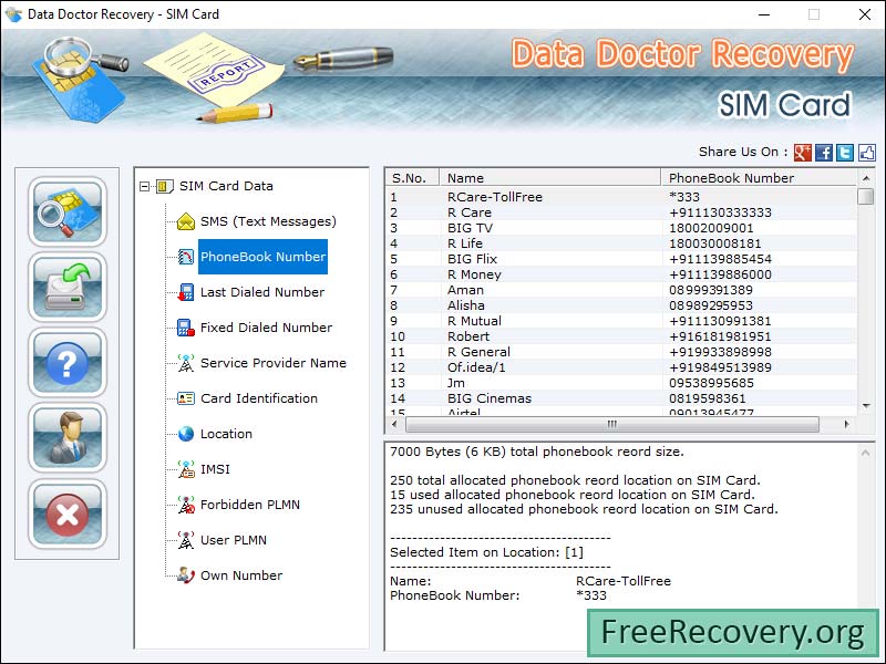 Windows 10 Free Sim Card Data Recovery full